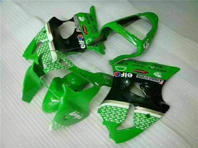 Verde Nero ABS Kit Carenatura ZX6R 2000-2002 Verde Nero ABS Kit Carenatura ZX6R 2000-2002