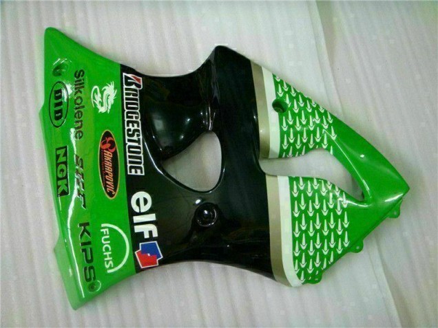 Verde Nero ABS Kit Carenatura ZX6R 2000-2002 Verde Nero ABS Kit Carenatura ZX6R 2000-2002