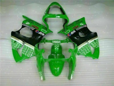 Verde Nero ABS Kit Carenatura ZX6R 2000-2002