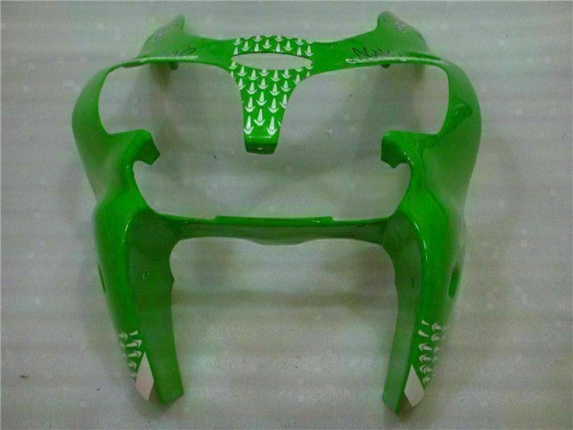 Verde Nero ABS Plastica & Carena ZX6R 2000-2002 Verde Nero ABS Plastica & Carena ZX6R 2000-2002