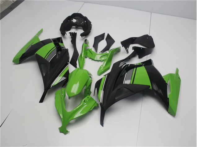 Verde Nero ABS Plastica & Carenatura EX300 2013-2016 Verde Nero ABS Plastica & Carenatura EX300 2013-2016