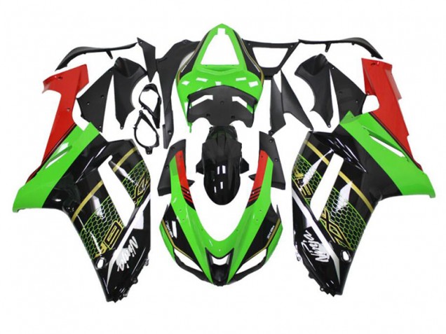 Verde Nero ABS Plastica ZX6R 2007-2008