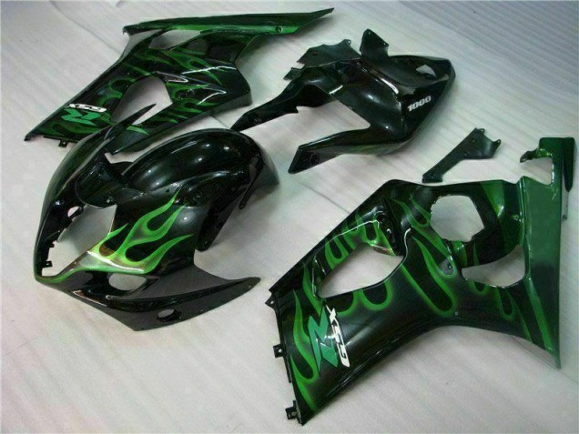 Verde Nero Carene GSXR 1000 K3 2003-2004 Verde Nero Carene GSXR 1000 K3 2003-2004