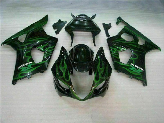 Verde Nero Carene GSXR 1000 K3 2003-2004 Verde Nero Carene GSXR 1000 K3 2003-2004