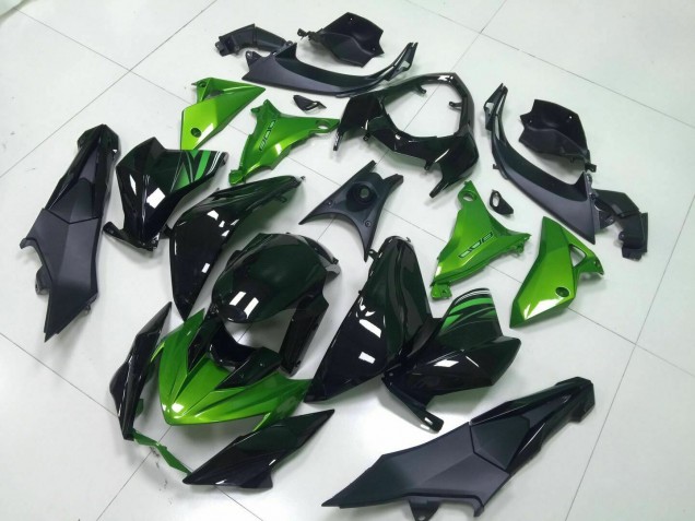 Verde Nero Kit Carenatura Iniezione Z800 2013-2016 Verde Nero Kit Carenatura Iniezione Z800 2013-2016