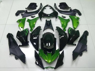 Verde Nero Kit Carenatura Iniezione Z800 2013-2016