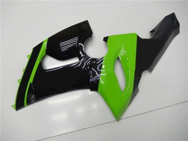 Verde Nero Kit Carenatura Iniezione ZX6R 2005-2006 Verde Nero Kit Carenatura Iniezione ZX6R 2005-2006
