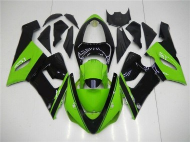 Verde Nero Kit Carenatura Iniezione ZX6R 2005-2006