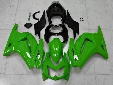 Verde Nero Ninja ABS Plastica & Carenatura EX250 2008-2012