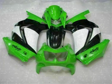 Verde Nero Ninja ABS Plastica EX250 2008-2012