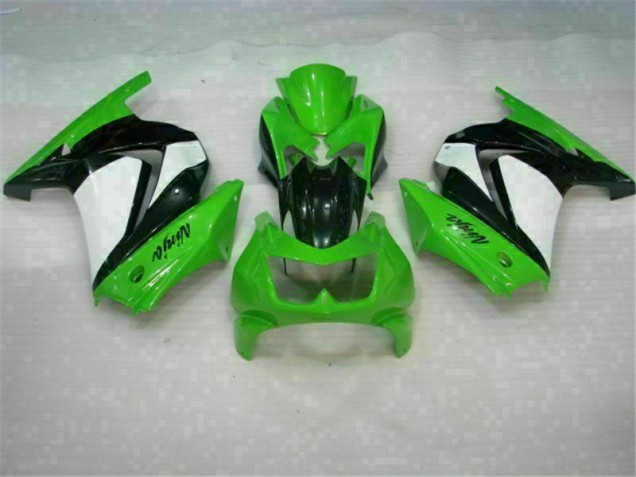 Verde Nero Ninja Kits Carenatura Completa EX250 2008-2012 Verde Nero Ninja Kits Carenatura Completa EX250 2008-2012