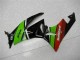 Verde Nero Rosso Carene ZX6R 2009-2012 Verde Nero Rosso Carene ZX6R 2009-2012