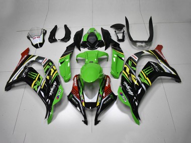 Verde Nero Rosso Ninja Monster Carene ZX10R 2016-2019